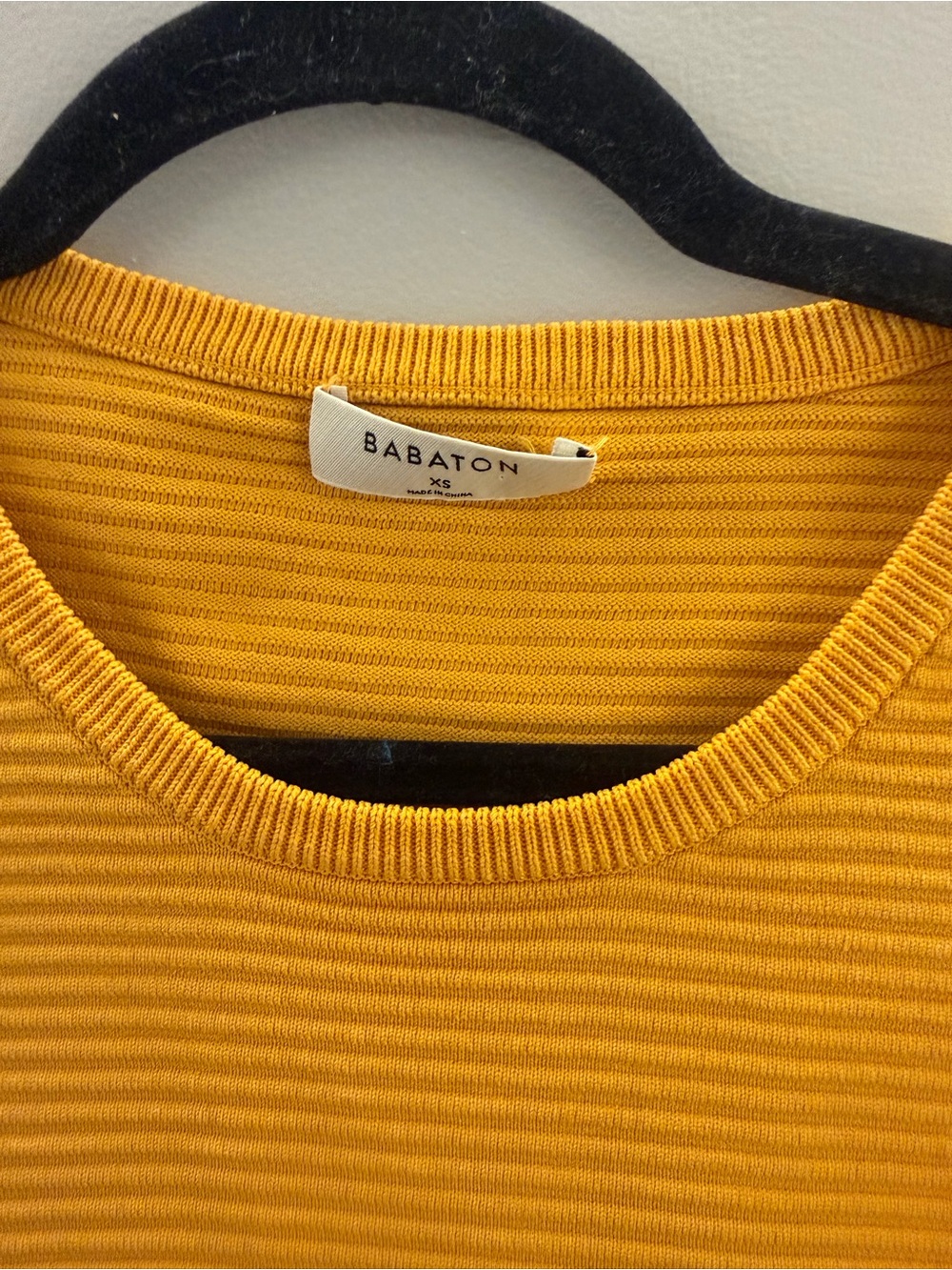 Babaton Aritzia Mustard Ribbed Tank - Picture 2 of 5